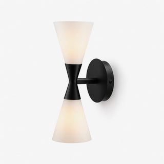 Cinch Double Cone Wall Sconce-Neutral Decor