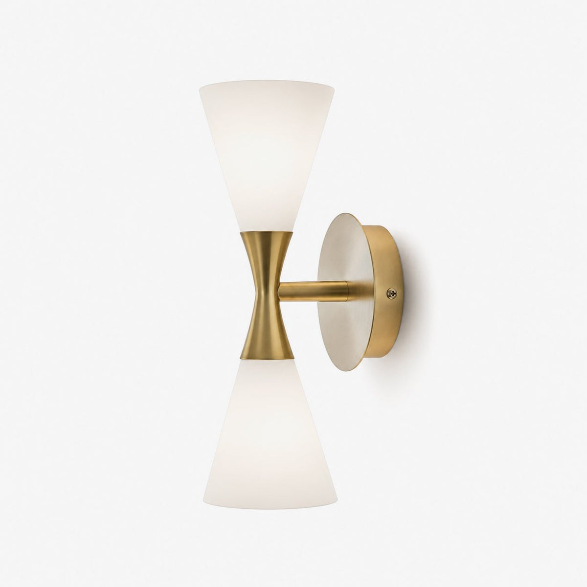 Cinch Double Cone Wall Sconce-Neutral Decor