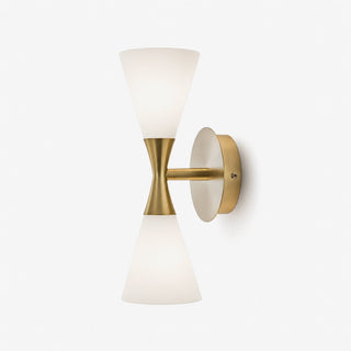 Cinch Double Cone Wall Sconce-Neutral Decor