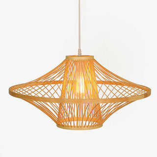 Ritta Suspension Créative Fait à la Main Bambou Salon
