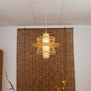 Covarir Lampe Suspension en Bambou Sigyn Fait Main