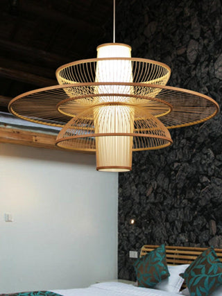 Covarir Lampe Suspension en Bambou Sigyn Fait Main