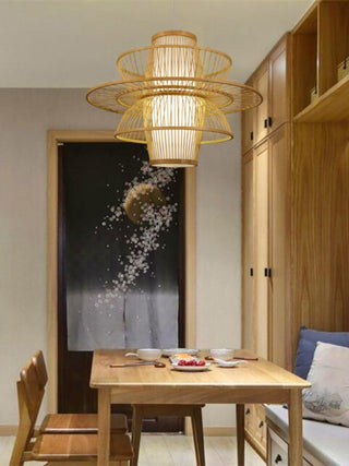 Covarir Lampe Suspension en Bambou Sigyn Fait Main