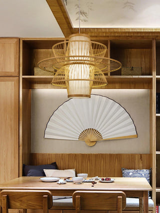 Covarir Lampe Suspension en Bambou Sigyn Fait Main