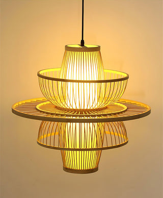 Covarir Lampe Suspension en Bambou Sigyn Fait Main
