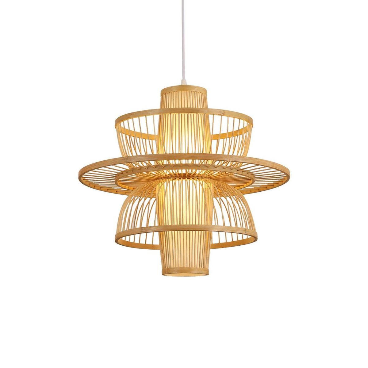 Melane Lampe Suspension en Bambou Sigyn Fait Main