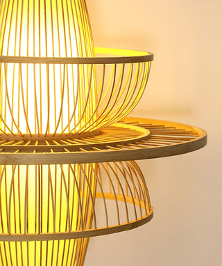 Covarir Lampe Suspension en Bambou Sigyn Fait Main