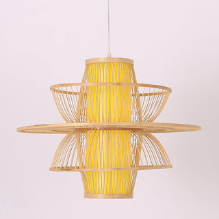 Covarir Lampe Suspension en Bambou Sigyn Fait Main