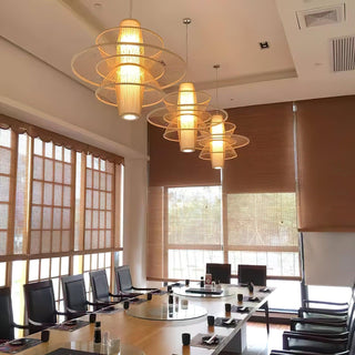 Covarir Lampe Suspension en Bambou Sigyn Fait Main