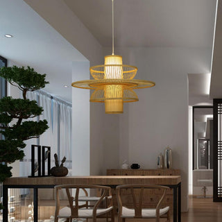 Covarir Lampe Suspension en Bambou Sigyn Fait Main