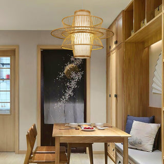 Covarir Lampe Suspension en Bambou Sigyn Fait Main