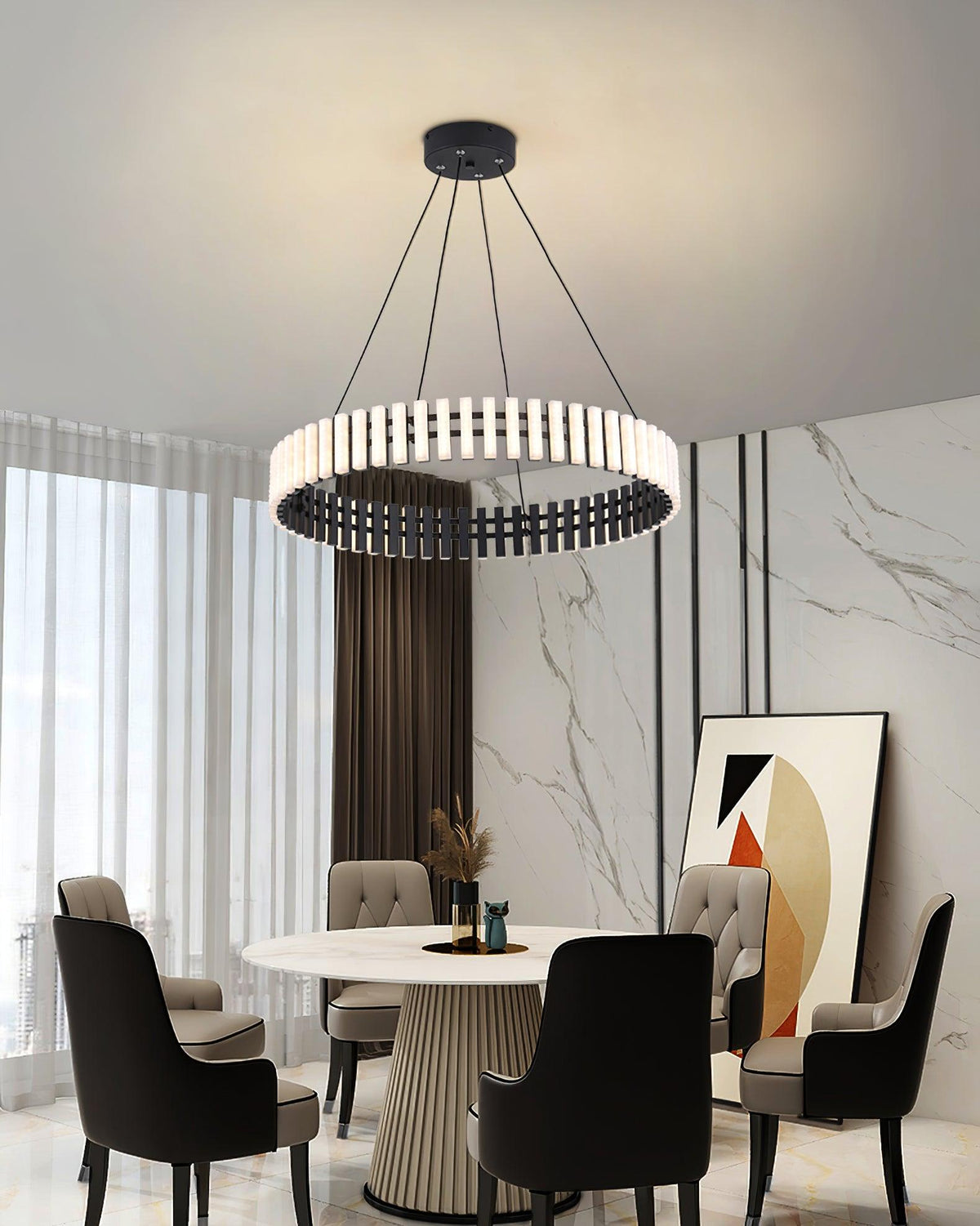 Rivo Lustre Moderne en Métal