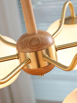 Elyra Lustre Élégant en Bois-Luire