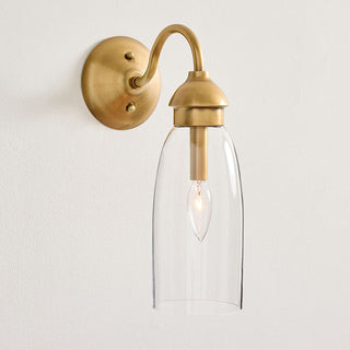 Nydoreth Applique Murale Cuivre Verre Moderne