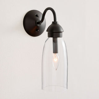 Nydoreth Applique Murale Cuivre Verre Moderne