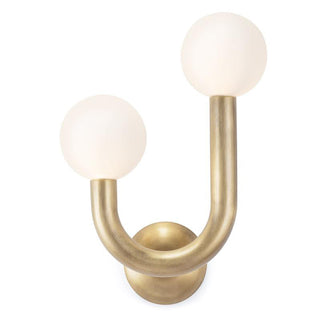 Zoshaos Applique Murale Laiton Verre Moderne Joyeuse