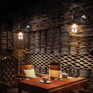 Abnormal Harbour Industriel Verre Luminaire Mural