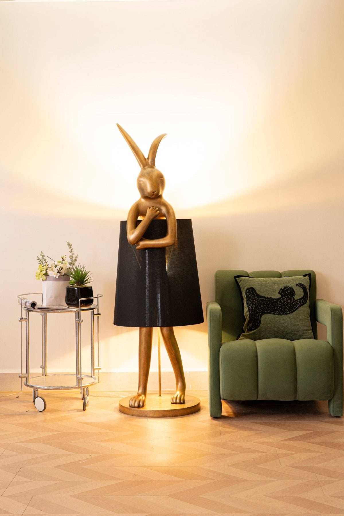 Sedr Luxurious Hare Silhouette Lampadaire