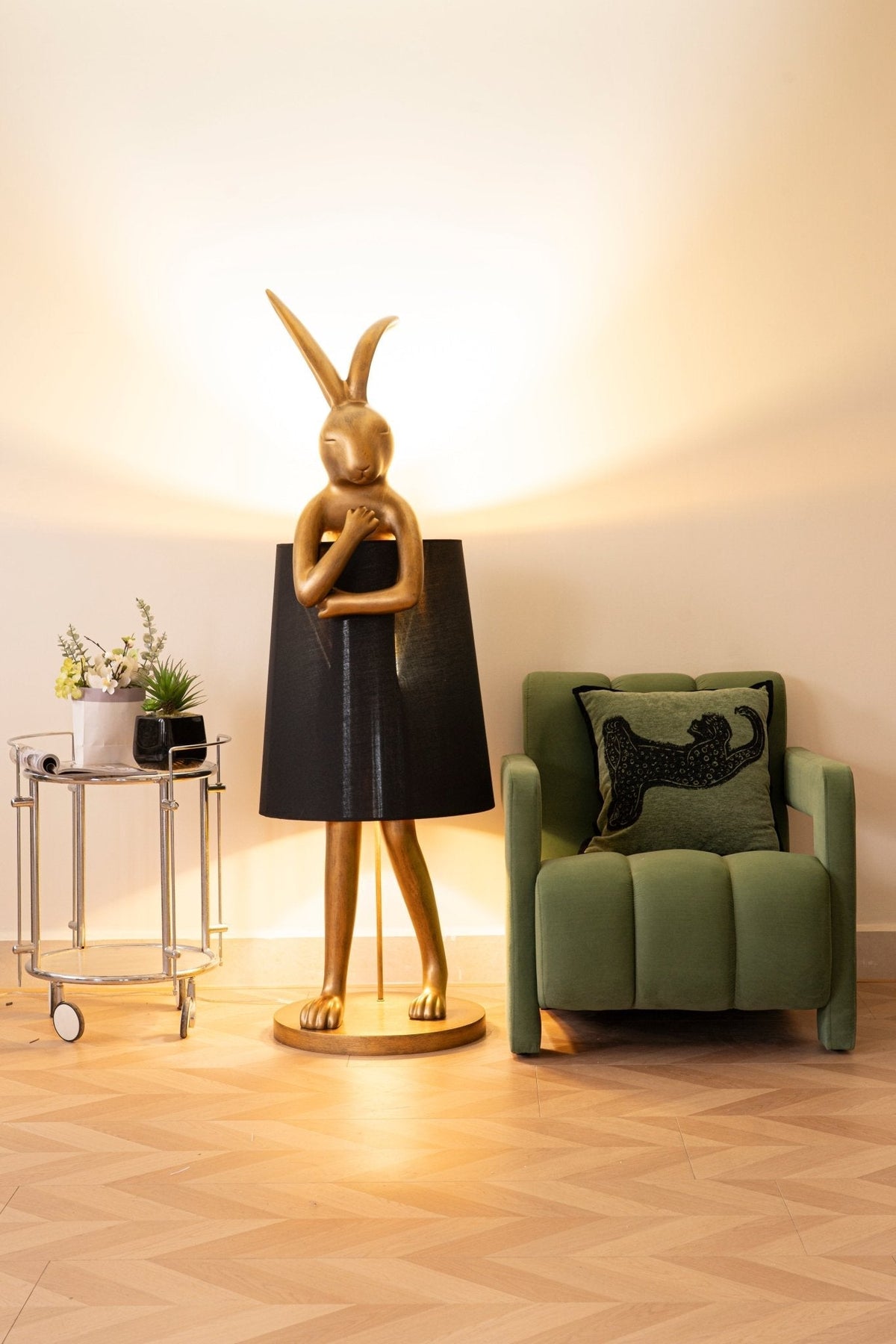 Sedr Luxurious Hare Silhouette Lampadaire