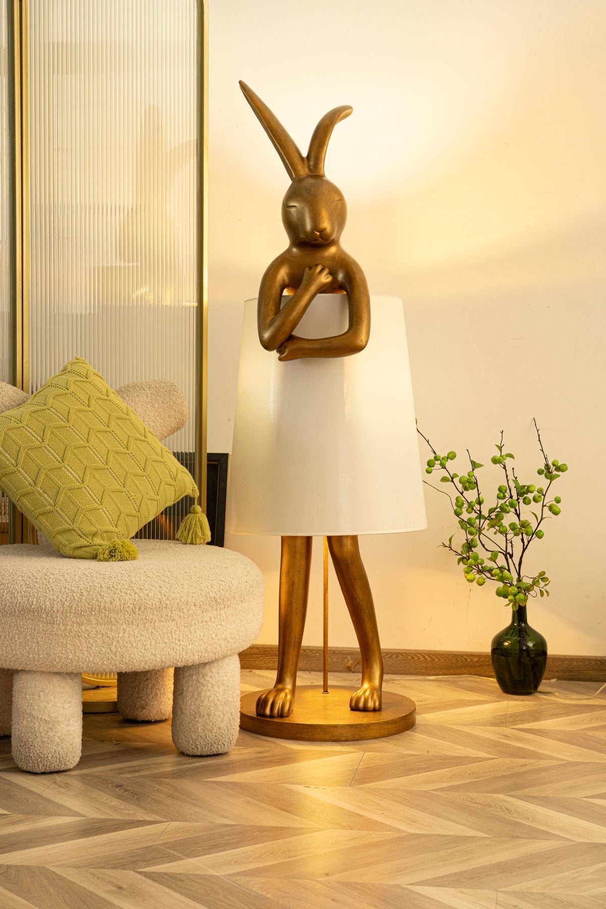Sedr Luxurious Hare Silhouette Lampadaire