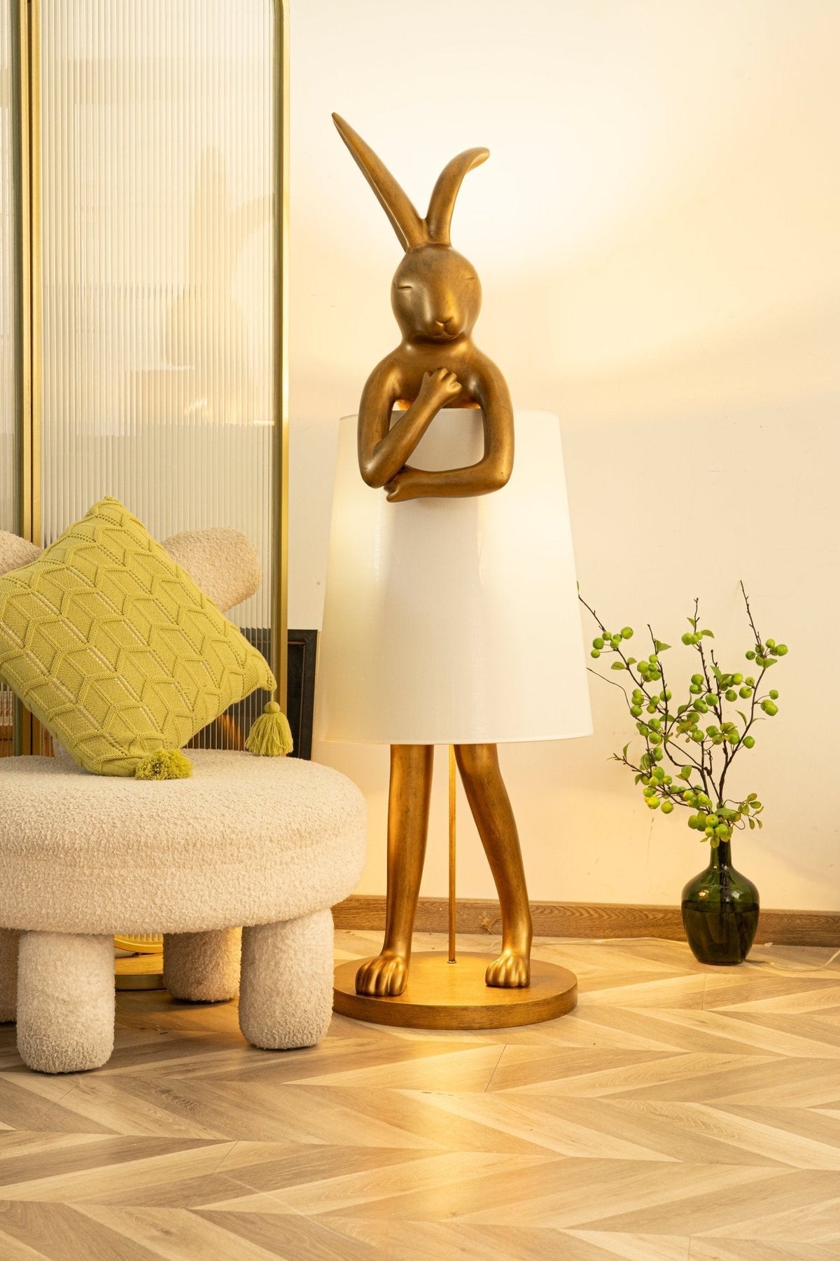 Sedr Luxurious Hare Silhouette Lampadaire