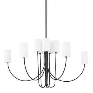Asolira Lustre Tissu Noir Industriel Vintage