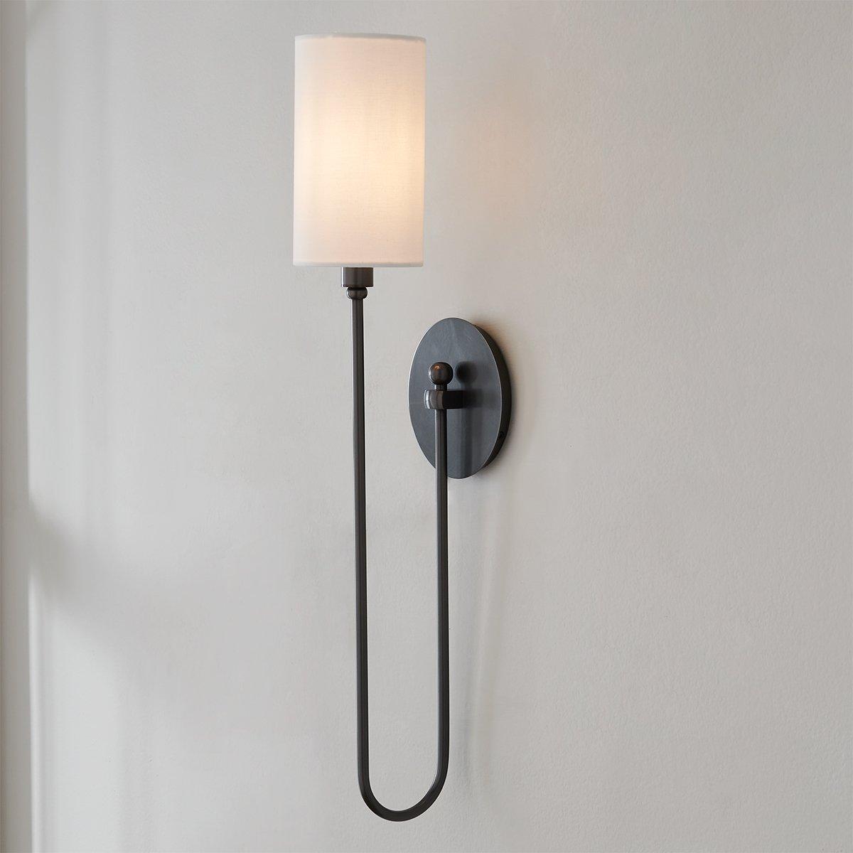 Syvineth Applique Murale Laiton Tissu Minimaliste Moderne