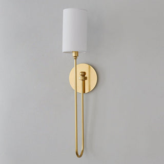 Syvineth Applique Murale Laiton Tissu Minimaliste Moderne