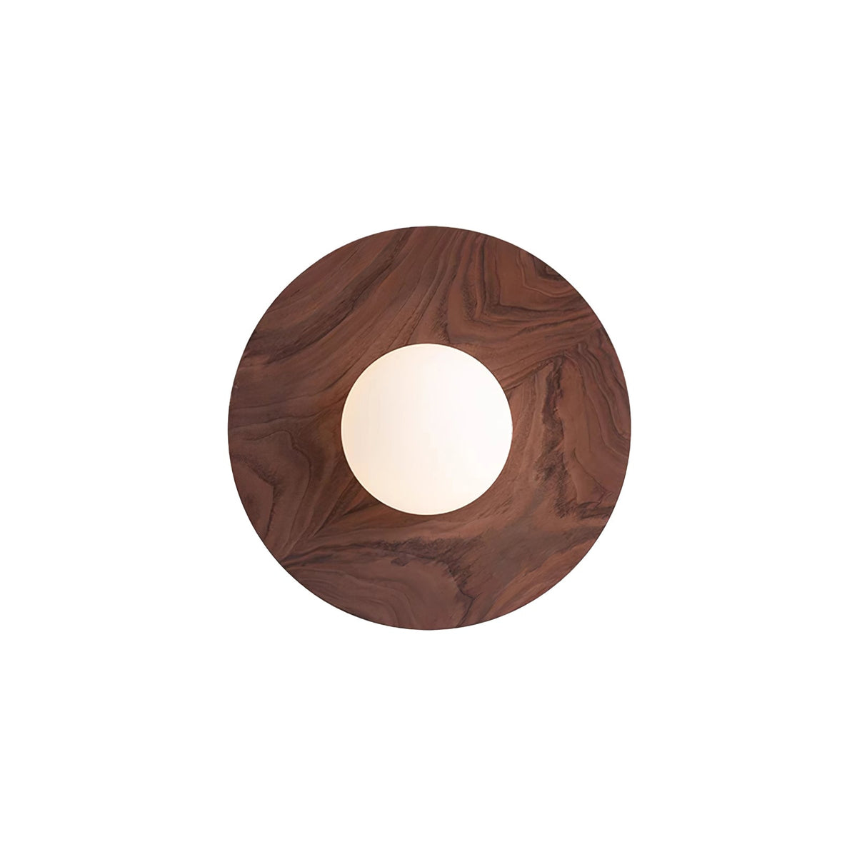 Kalael Applique Murale Minimaliste en Bois et Verre