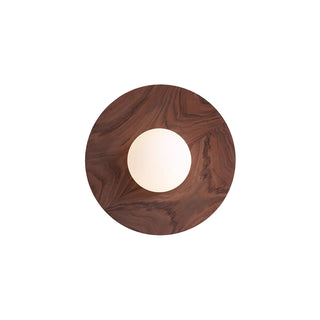 Arlirir Applique Murale Minimaliste en Bois et Verre