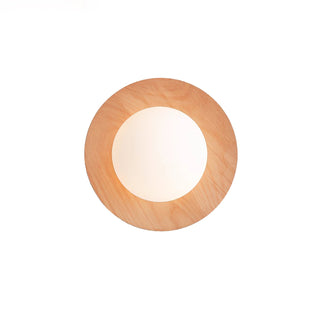 Arlirir Applique Murale Minimaliste en Bois et Verre