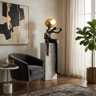 Harmony Duo Sculpture Lamp-Neutral Decor