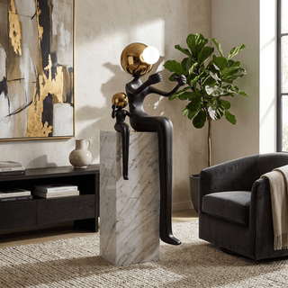 Harmony Duo Sculpture Lamp-Neutral Decor