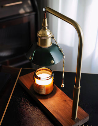 Clark Lampe de Table en Bois Moderne