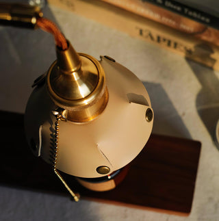 Clark Lampe de Table en Bois Moderne