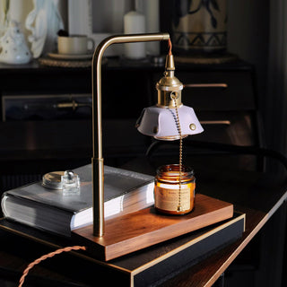 Clark Lampe de Table en Bois Moderne