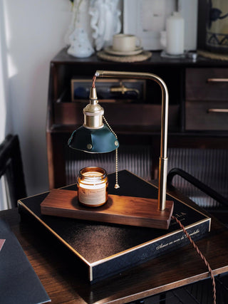 Clark Lampe de Table en Bois Moderne