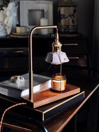 Clark Lampe de Table en Bois Moderne