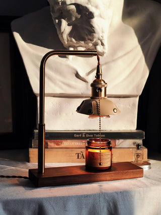 Clark Lampe de Table en Bois Moderne