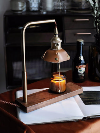 Clark Lampe de Table en Bois Moderne