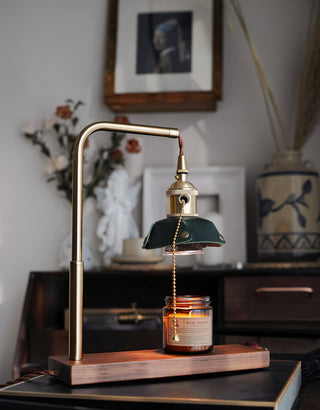 Clark Lampe de Table en Bois Moderne