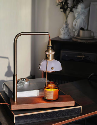 Clark Lampe de Table en Bois Moderne