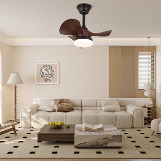 Plafonnier Ventilateur Neriah Moderne en Bois