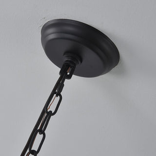 Ephaos Lustre Métal Bois Industriel Vintage