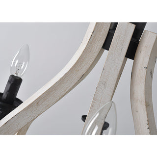 Ephaos Lustre Métal Bois Industriel Vintage