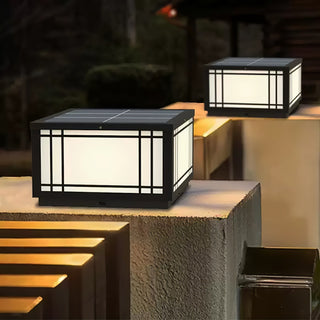 Harrison Lampe Solaire Cube Classique Premium Extérieure