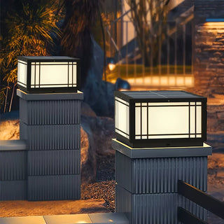 Harrison Lampe Solaire Cube Classique Premium Extérieure