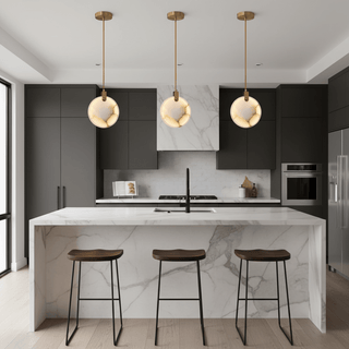 Harvest Alabaster Pendant Lamp-Neutral Decor