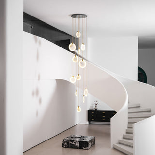 Harvest Alabaster Pendant Lamp-Neutral Decor