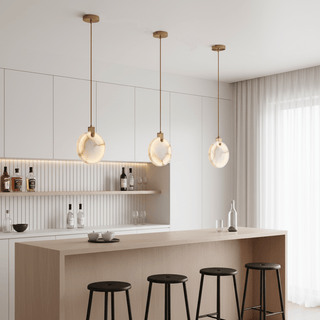 Harvest Alabaster Pendant Lamp-Neutral Decor